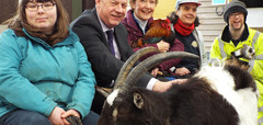 Rare Breeds Centre welcomes Damian Green MP for English Tourism Week